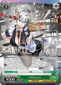 Hakuryuu (SP) (Silver Signature) - Azur Lane - Weiss Schwarz card