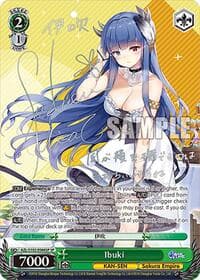 Ibuki (SP) (Silver Signature) - Azur Lane - Weiss Schwarz card