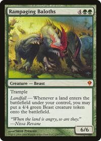Rampaging Baloths (Zendikar) - Oversize Cards - Magic: The Gathering card