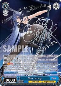 New Jersey (SP) (Silver Signature) - Azur Lane - Weiss Schwarz card