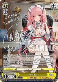 Perseus (SP) (Silver Signature) - Azur Lane - Weiss Schwarz card