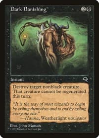 Dark Banishing - Tempest - Magic: The Gathering card