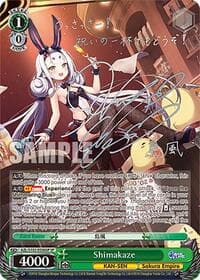 Shimakaze (SP) (Silver Signature) - Azur Lane - Weiss Schwarz card