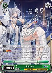Shinano (SP) (Silver Signature) - Azur Lane - Weiss Schwarz card