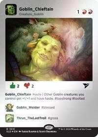 Goblin Chieftain (1615) (Rainbow Foil) - Secret Lair Drop Series - Magic: The Gathering card