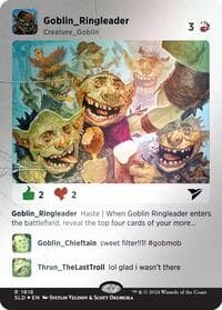 Goblin Ringleader (Rainbow Foil) - Secret Lair Drop Series - Magic: The Gathering card