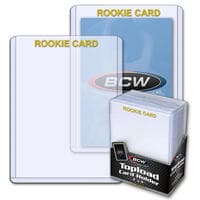 3" x 4" Topload Card Holder - Standard Gold Rookie (25-Count) - BCW Toploaders - Collectible Storage card