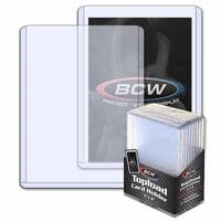 3" x 4" Thick Card Topload Holder - 108pt. (10-Count) - BCW Toploaders - Collectible Storage card