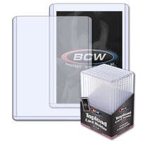 3" x 4" Thick Card Topload Holder - 168pt. (10-Count) - BCW Toploaders - Collectible Storage card