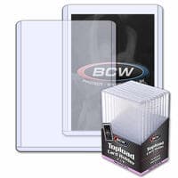 3" x 4" Thick Card Topload Holder - 197pt. (10-Count) - BCW Toploaders - Collectible Storage card
