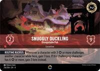 Snuggly Duckling - Disreputable Pub (Enchanted) - Ursula's Return - Disney Lorcana card