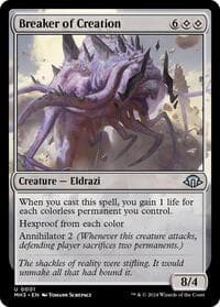 Breaker of Creation - Modern Horizons 3 - Magic: The Gathering card