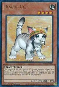 Rescue Cat (Alternate Art) (UR) - 25th Anniversary Rarity Collection II - YuGiOh card