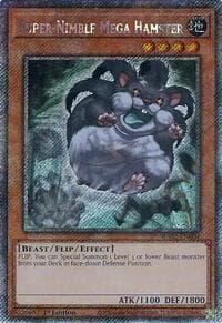 Super-Nimble Mega Hamster (Platinum Secret Rare) - 25th Anniversary Rarity Collection II - YuGiOh card