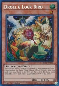 Droll & Lock Bird (Alternate Art) (Secret Rare) - 25th Anniversary Rarity Collection II - YuGiOh card