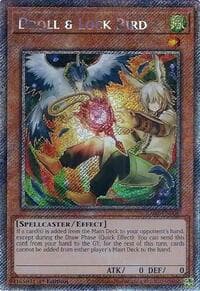 Droll & Lock Bird (Alternate Art) (Platinum Secret Rare) - 25th Anniversary Rarity Collection II - YuGiOh card