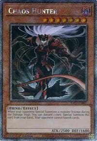 Chaos Hunter (Platinum Secret Rare) - 25th Anniversary Rarity Collection II - YuGiOh card