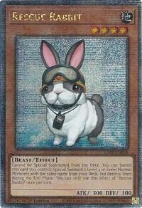 Rescue Rabbit (Quarter Century Secret Rare) - 25th Anniversary Rarity Collection II - YuGiOh card