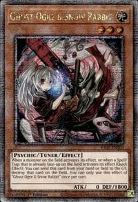 Ghost Ogre & Snow Rabbit (Alternate Art) (Quarter Century Secret Rare) - 25th Anniversary Rarity Collection II - YuGiOh card