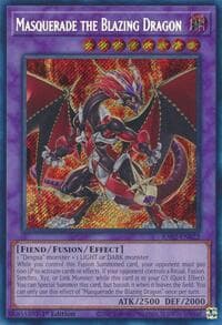 Masquerade the Blazing Dragon (Secret Rare) - 25th Anniversary Rarity Collection II - YuGiOh card