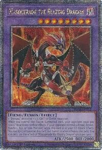 Masquerade the Blazing Dragon (Quarter Century Secret Rare) - 25th Anniversary Rarity Collection II - YuGiOh card