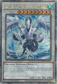 Trishula, Dragon of the Ice Barrier (Quarter Century Secret Rare) - 25th Anniversary Rarity Collection II - YuGiOh card