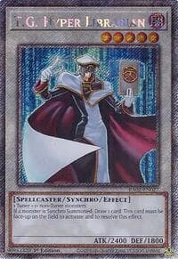 T.G. Hyper Librarian (Platinum Secret Rare) - 25th Anniversary Rarity Collection II - YuGiOh card