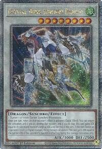Crystal Wing Synchro Dragon (Quarter Century Secret Rare) - 25th Anniversary Rarity Collection II - YuGiOh card