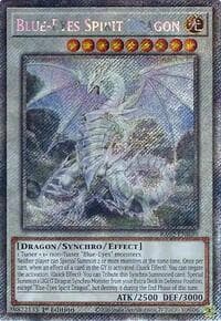 Blue-Eyes Spirit Dragon (Platinum Secret Rare) - 25th Anniversary Rarity Collection II - YuGiOh card