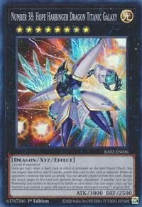 Number 38: Hope Harbinger Dragon Titanic Galaxy - 25th Anniversary Rarity Collection II - YuGiOh card
