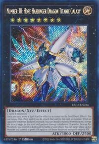 Number 38: Hope Harbinger Dragon Titanic Galaxy (Secret Rare) - 25th Anniversary Rarity Collection II - YuGiOh card