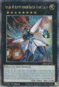 Number 38: Hope Harbinger Dragon Titanic Galaxy (Quarter Century Secret Rare) - 25th Anniversary Rarity Collection II - YuGiOh card