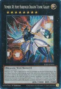 Number 38: Hope Harbinger Dragon Titanic Galaxy (PCR) - 25th Anniversary Rarity Collection II - YuGiOh card