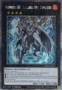 Number 60: Dugares the Timeless (Platinum Secret Rare) - 25th Anniversary Rarity Collection II - YuGiOh card