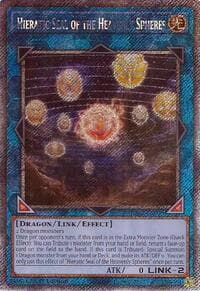 Hieratic Seal of the Heavenly Spheres (Platinum Secret Rare) - 25th Anniversary Rarity Collection II - YuGiOh card