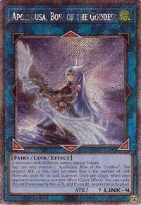 Apollousa, Bow of the Goddess (Alternate Art) (Platinum Secret Rare) - 25th Anniversary Rarity Collection II - YuGiOh card