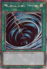 Mystical Space Typhoon (Platinum Secret Rare) - 25th Anniversary Rarity Collection II - YuGiOh card
