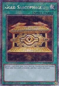 Gold Sarcophagus (Platinum Secret Rare) - 25th Anniversary Rarity Collection II - YuGiOh card