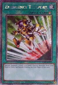 Emergency Teleport (Platinum Secret Rare) - 25th Anniversary Rarity Collection II - YuGiOh card