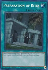 Preparation of Rites (Secret Rare) - 25th Anniversary Rarity Collection II - YuGiOh card