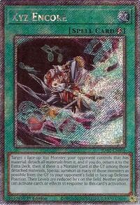Xyz Encore (Platinum Secret Rare) - 25th Anniversary Rarity Collection II - YuGiOh card