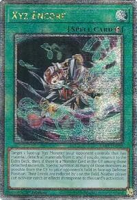 Xyz Encore (Quarter Century Secret Rare) - 25th Anniversary Rarity Collection II - YuGiOh card