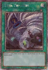 Twin Twisters (Platinum Secret Rare) - 25th Anniversary Rarity Collection II - YuGiOh card