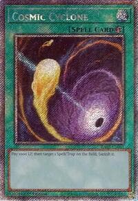Cosmic Cyclone (Platinum Secret Rare) - 25th Anniversary Rarity Collection II - YuGiOh card