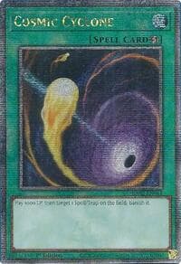 Cosmic Cyclone (Quarter Century Secret Rare) - 25th Anniversary Rarity Collection II - YuGiOh card