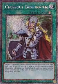 Crossout Designator (Platinum Secret Rare) - 25th Anniversary Rarity Collection II - YuGiOh card