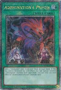 Abomination's Prison (Quarter Century Secret Rare) - 25th Anniversary Rarity Collection II - YuGiOh card