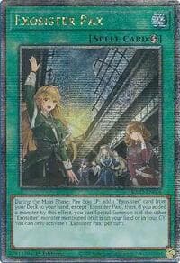 Exosister Pax (Quarter Century Secret Rare) - 25th Anniversary Rarity Collection II - YuGiOh card