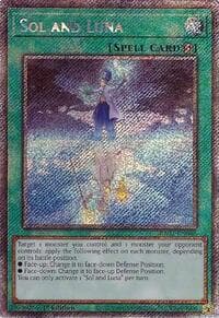 Sol and Luna (Platinum Secret Rare) - 25th Anniversary Rarity Collection II - YuGiOh card