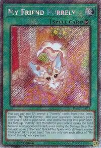 My Friend Purrely (Platinum Secret Rare) - 25th Anniversary Rarity Collection II - YuGiOh card